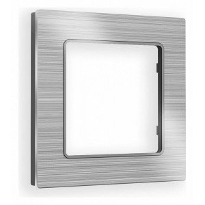 Рамка на 1 пост Ambrella Volt Platos Металл AF550101 Рамка на 1 пост Ambrella Volt Platos Металл AF550101