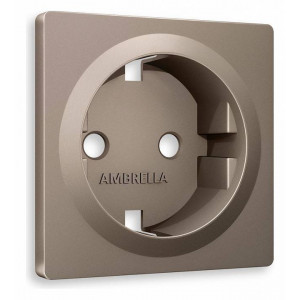 Накладка для розетки с заземлением Ambrella Volt Quant AP6360