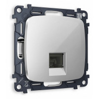 Розетка Ethernet RJ-45 и со шторками, без рамки Ambrella Volt Quant MO412010