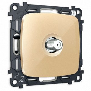 ТВ-розетка без рамки Ambrella Volt OMEGA MO613050 ТВ-розетка без рамки Ambrella Volt OMEGA MO613050