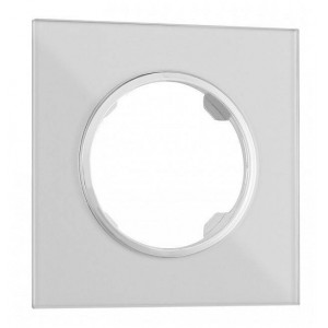 Рамка на 1 пост Arte Milano am-502.01 502.01-1.silver Рамка на 1 пост Arte Milano am-502.01 502.01-1.silver