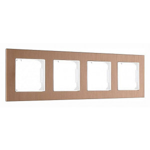 Рамка на 4 поста Arte Milano am-503.12 503.12-4.brown Рамка на 4 поста Arte Milano am-503.12 503.12-4.brown
