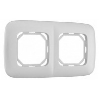 Рамка на 2 поста Arte Milano am-505.05 505.05-2.silver