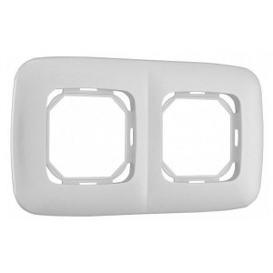 Рамка на 2 поста Arte Milano am-505.05 505.05-2.silver