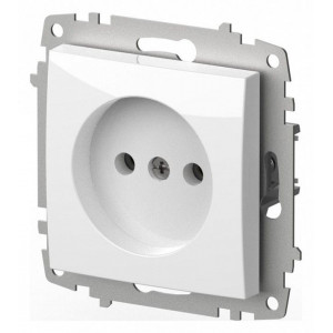Розетка без заземления, без рамки Elbi Eleсtriс Zena Vega 609-015600-215