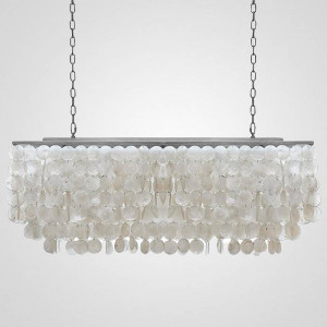 Подвесной светильник Imperiumloft Rectangle Shell Chandelier 2 Cascades 40.1836