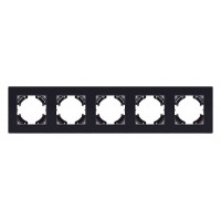 Рамка на 5 постов Kollinger Eleganz Acryl EA5BK
