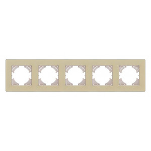 Рамка на 5 постов Kollinger Eleganz Acryl EA5GD Рамка на 5 постов Kollinger Eleganz Acryl EA5GD