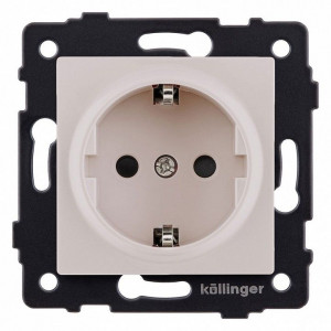 Розетка с заземлением, без рамки Kollinger REA-002CM Розетка с заземлением, без рамки Kollinger REA-002CM