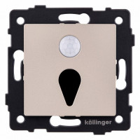 Заглушка для поста с подсветкой, без рамки Kollinger  REA-044GD