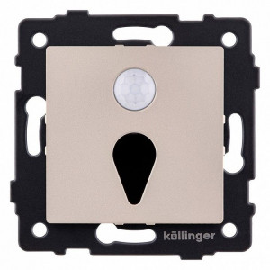 Заглушка для поста с подсветкой, без рамки Kollinger REA-044GD Заглушка для поста с подсветкой, без рамки Kollinger REA-044GD