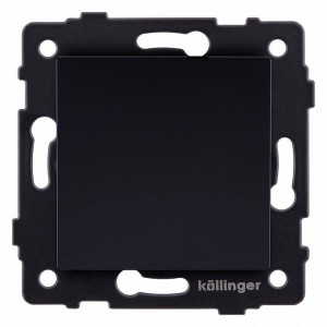 Выключатель перекрестный одноклавишный без рамки Kollinger REA-S-006BK Выключатель перекрестный одноклавишный без рамки Kollinger REA-S-006BK