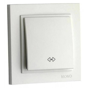 Выключатель перекрестный одноклавишный Mono Electric Despina 102-252525-112 Выключатель перекрестный одноклавишный Mono Electric Despina 102-252525-112