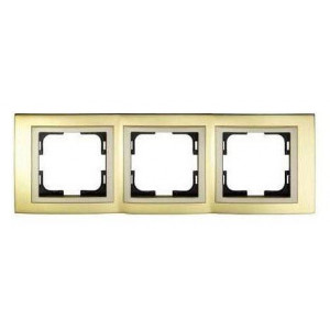 Рамка на 3 поста Mono Electric Chrome 106-440000-162 Рамка на 3 поста Mono Electric Chrome 106-440000-162