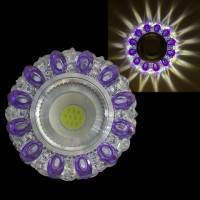 Встраиваемый светильник  42225-9.0-001PL MR16+LED3W CL/PP