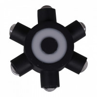 Накладной светильник 86973-9.2-007U LED2W+6*1W BK