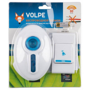 Звонок беспроводной Volpe UDB-Q033 UL-00010595 Звонок беспроводной Volpe UDB-Q033 UL-00010595