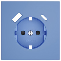 Накладка для розетки с заземлением и со шторками и 2хUSB type A и C Voltum S70 VLS001015