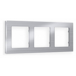 Рамка на 3 поста Ambrella Volt Platos Металл AF550103 Рамка на 3 поста Ambrella Volt Platos Металл AF550103