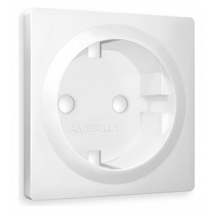 Накладка для розетки с заземлением Ambrella Volt Quant AP1260 Накладка для розетки с заземлением Ambrella Volt Quant AP1260
