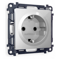 Розетка с заземлением, без рамки Ambrella Volt Quant MA406010