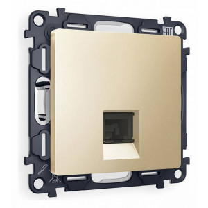 Розетка телефонная RJ-11 со штрокой, без рамки Ambrella Volt Quant MA612030 Розетка телефонная RJ-11 со штрокой, без рамки Ambrella Volt Quant MA612030