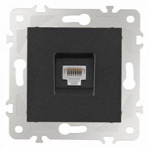 Розетка Ethernet RJ-45 без рамки Arte Milano am-203 203.45-1.black