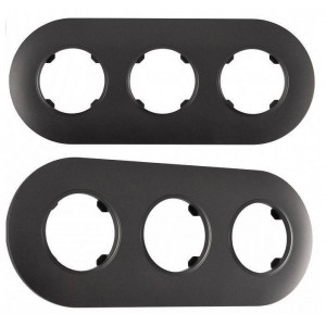 Рамка на 3 поста Arte Milano am-502.08 502.08-3.black