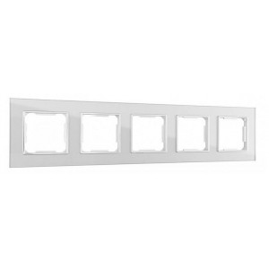 Рамка на 5 постов Arte Milano am-503.02 503.02-5.silver Рамка на 5 постов Arte Milano am-503.02 503.02-5.silver