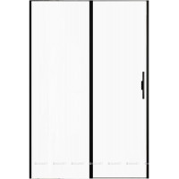 Дверь в нишу Allen Brau Priority 1400 мм стекло Optiwhite черн. браш. алюминий 3.31012.BBA