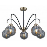 Люстра на штанге ILLUMICO  IL0433-5PSQ-79 BK AB
