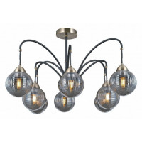 Люстра на штанге ILLUMICO  IL0433-8PSQ-79 BK AB