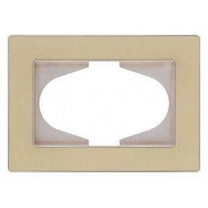 Рамка для двойной розетки Kollinger Eleganz Acryl EA120GD Рамка для двойной розетки Kollinger Eleganz Acryl EA120GD