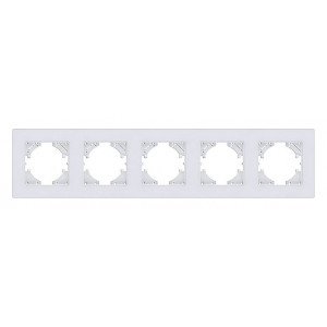 Рамка на 5 постов Kollinger Eleganz Acryl EA5WH Рамка на 5 постов Kollinger Eleganz Acryl EA5WH