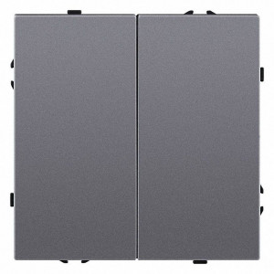 Выключатель проходной двухклавишный без рамки Kollinger Eclipse EC-005GY Выключатель проходной двухклавишный без рамки Kollinger Eclipse EC-005GY