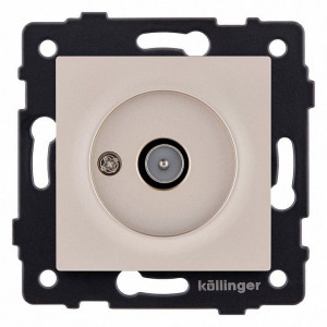 ТВ-розетка без рамки Kollinger REA-007GD ТВ-розетка без рамки Kollinger REA-007GD