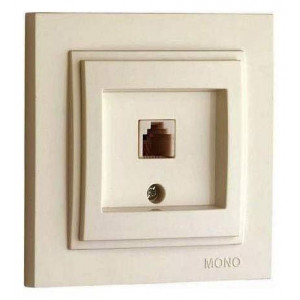 Розетка телефонная RJ-11 Mono Electric Despina 102-170005-124 Розетка телефонная RJ-11 Mono Electric Despina 102-170005-124