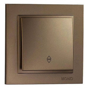 Выключатель проходной одноклавишный Mono Electric Despina 102-232325-109 Выключатель проходной одноклавишный Mono Electric Despina 102-232325-109
