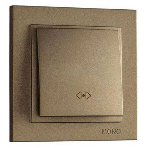 Выключатель перекрестный одноклавишный Mono Electric Despina 102-232325-112 Выключатель перекрестный одноклавишный Mono Electric Despina 102-232325-112