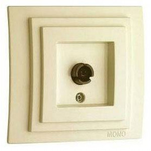 ТВ-розетка проходная Mono Electric Larissa 103-171705-137 ТВ-розетка проходная Mono Electric Larissa 103-171705-137