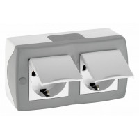 Блок с розетками влагозащищенными с заземлением и крышкой Mono Electric Octans IP20 104-020001-184