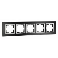 Рамка на 5 постов Mono Electric Style Glass 107-720000-164