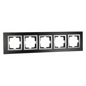 Рамка на 5 постов Mono Electric Style Glass 107-720000-164 Рамка на 5 постов Mono Electric Style Glass 107-720000-164