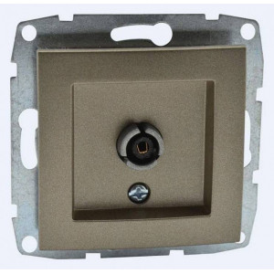 ТВ-розетка без рамки Mono Electric Despina / Larissa 500-002305-138 ТВ-розетка без рамки Mono Electric Despina / Larissa 500-002305-138
