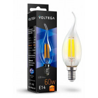 Лампа светодиодная Voltega Candle wind 6 Вт E14 2800 K 7017