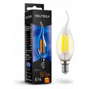 Лампа светодиодная Voltega Candle wind 6 Вт E14 2800 K 7017