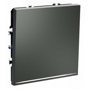 Выключатель проходной одноклавишный с подсветкой без рамки Voltum S70 VLS010406