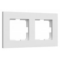 Рамка на 2 поста Werkel Slab белый матовый W0022961