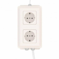 Блок управления 2-мя розетками проводной ectoControl ec01021