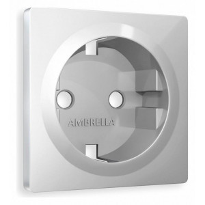 Накладка для розетки с заземлением Ambrella Volt Quant AP4060 Накладка для розетки с заземлением Ambrella Volt Quant AP4060